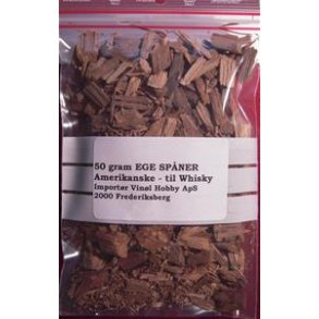 Amerikanske Egespner til whisky, 50 g.