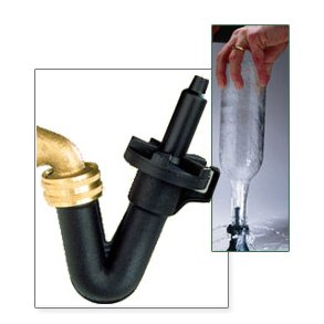 Flaskespuler, monteres p vandhanen.