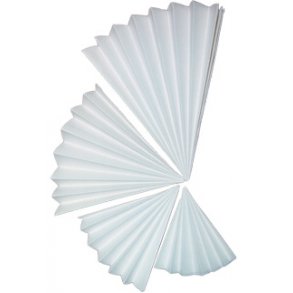 Foldefilter til spiraltragt 15 cm. 5 stk.