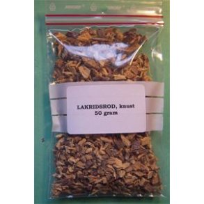 Lakridsrod, skåret, 50g.
