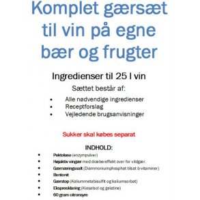 Gær, gærsæt og tilbehør