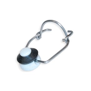 Patentprop m. sort gummi, 10 stk.