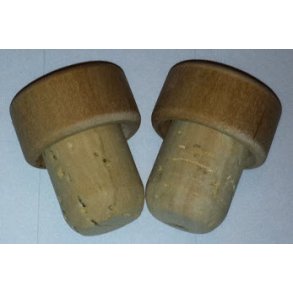 Korkprop m. trtop, 10 stk.