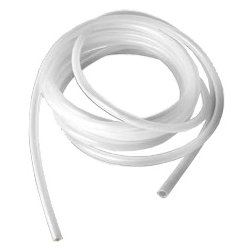 Hvert i rustfrit stl m. 1,5m. silikoneslange.